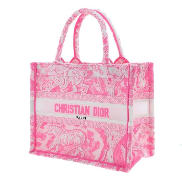 Dior Bag Tote Book Ivory  Christian Mini - Picture 1 of 6